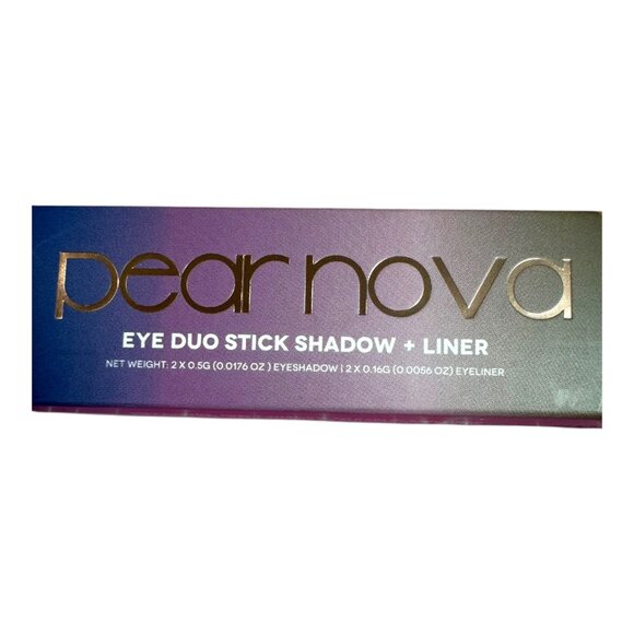 Pear Nova Eye Duo Stick Shadow + Liner Azurite & Unakite NEW - Picture 2 of 6